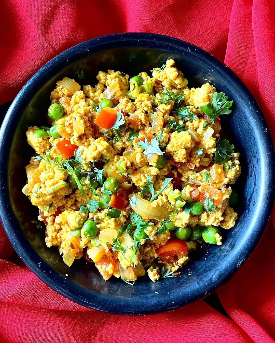 रेस्टुरेंट से बढ़िया Paneer Bhurji बनाये 10 मिनिट में 